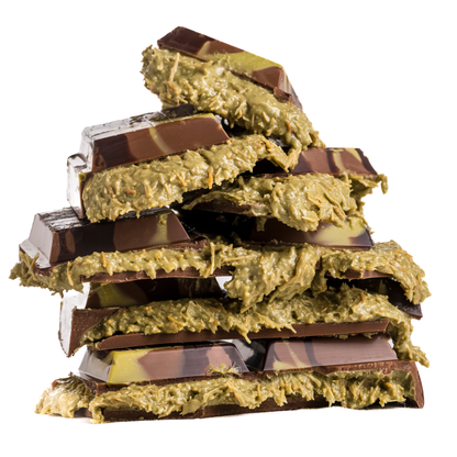 BARRETTA DI CIOCCOLATO DI DUBAI XXL 🍫 | Pistacchio XXL 1kg | Barretto di Dubai