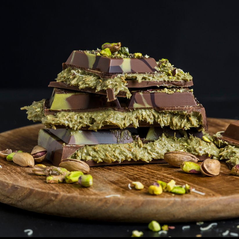 BARRETTA DI CIOCCOLATO DI DUBAI XXL 🍫 | Pistacchio XXL 1kg | Barretto di Dubai