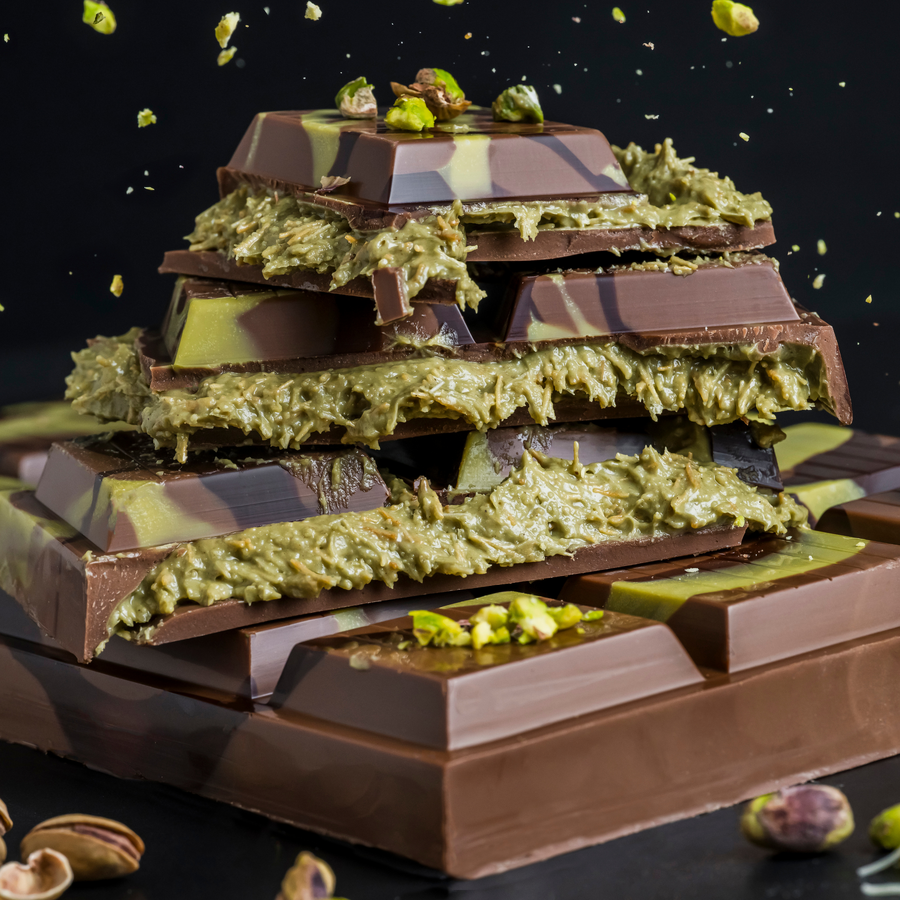BARRETTA DI CIOCCOLATO DI DUBAI XXL 🍫 | Pistacchio XXL 1kg | Barretto di Dubai