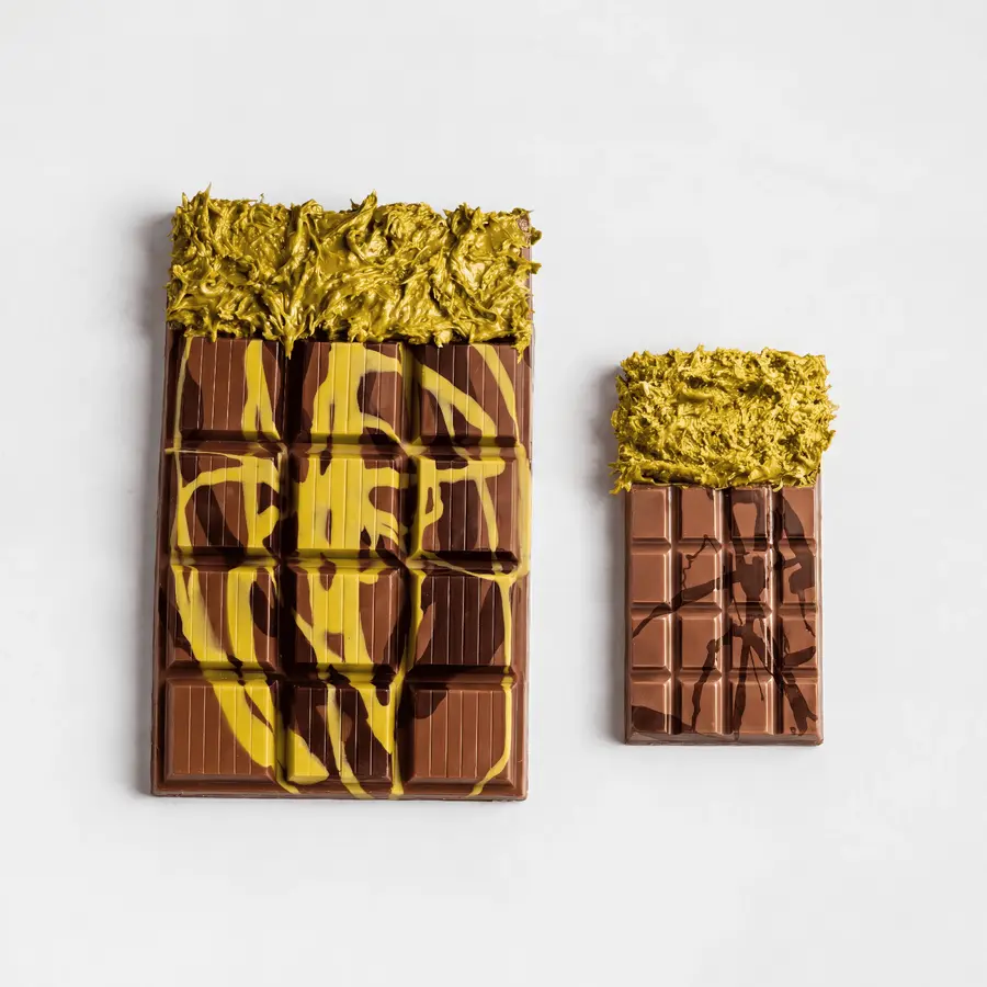 BARRETTA DI CIOCCOLATO DI DUBAI XXL 🍫 | Pistacchio XXL 1kg | Barretto di Dubai